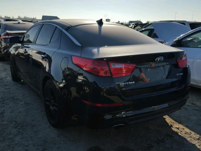 5XXGN4A78EG314455 - 2014 KIA OPTIMA EX BLACK photo 3