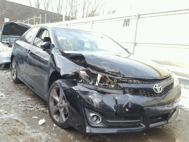 4T1BK1FK9CU004221 - 2012 TOYOTA CAMRY SE BLACK photo 1