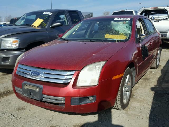 3FAHP07177R224640 - 2007 FORD FUSION SE RED photo 2