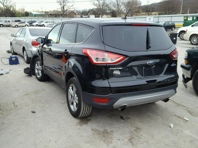 1FMCU0GX1EUD99825 - 2014 FORD ESCAPE SE BLACK photo 3