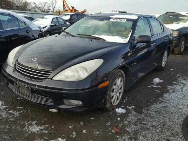 JTHBF30GX30142770 - 2003 LEXUS ES 300 BLACK photo 2