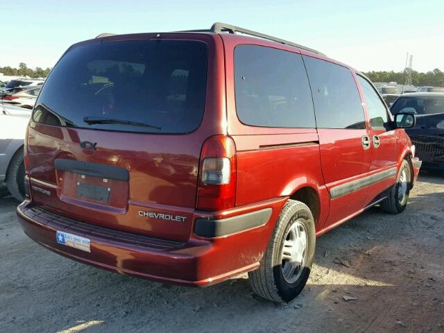 1GNDX03E72D152008 - 2002 CHEVROLET VENTURE MAROON photo 4