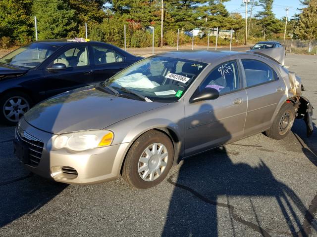 1C3EL46R54N324794 - 2004 CHRYSLER SEBRING LX TAN photo 2