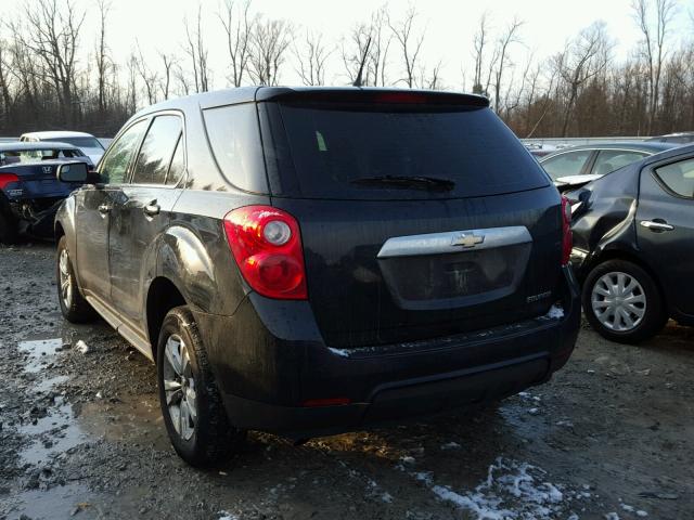 2GNALBEK0D6175239 - 2013 CHEVROLET EQUINOX LS BLACK photo 3