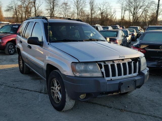 1J4GW48N34C394290 - 2004 JEEP GRAND CHER SILVER photo 1