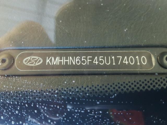 KMHHN65F45U174010 - 2005 HYUNDAI TIBURON GT BLUE photo 10