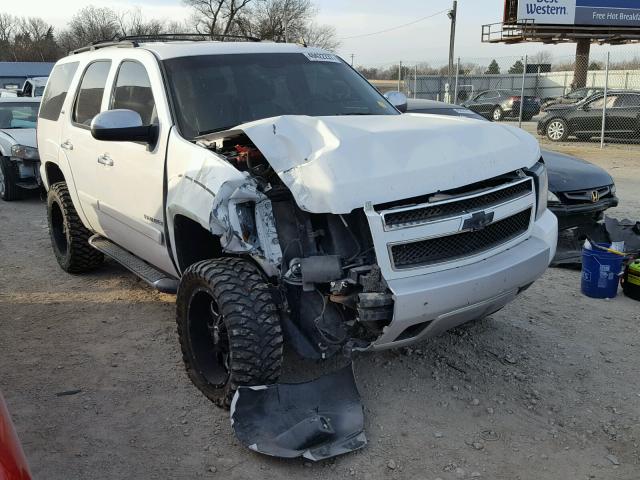 1GNFK13017R363250 - 2007 CHEVROLET TAHOE K150 WHITE photo 1