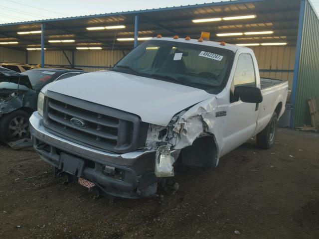 1FTNF21L64EA70216 - 2004 FORD F250 SUPER WHITE photo 2