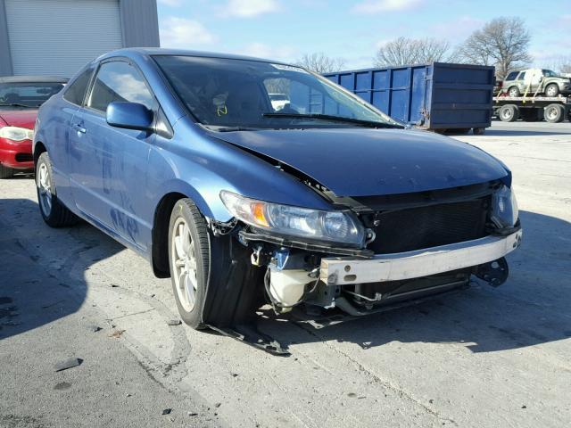 2HGFG1B65AH501994 - 2010 HONDA CIVIC LX BLUE photo 1