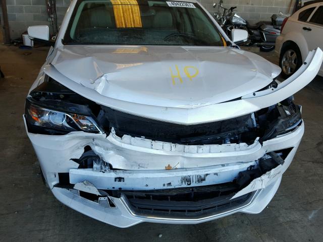 1G1115SL6FU112866 - 2015 CHEVROLET IMPALA LT WHITE photo 9