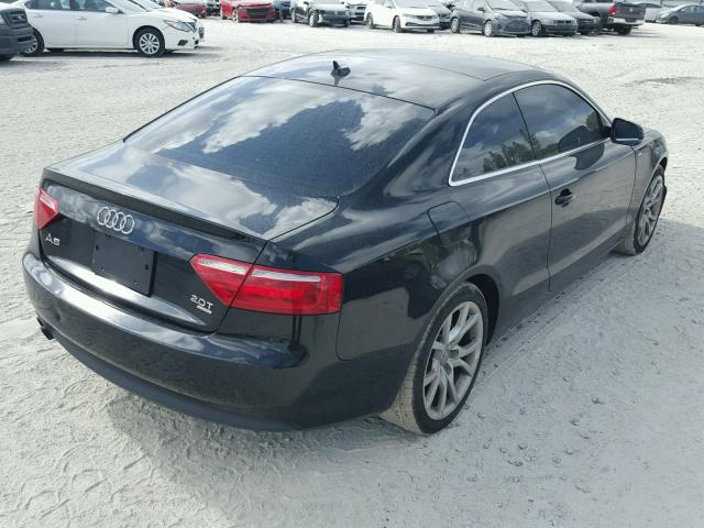 WAUCFAFR8CA016966 - 2012 AUDI A5 PREMIUM BLACK photo 4