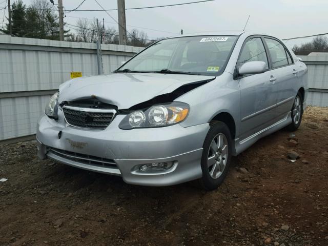 2T1BR32E87C846255 - 2007 TOYOTA COROLLA CE SILVER photo 2