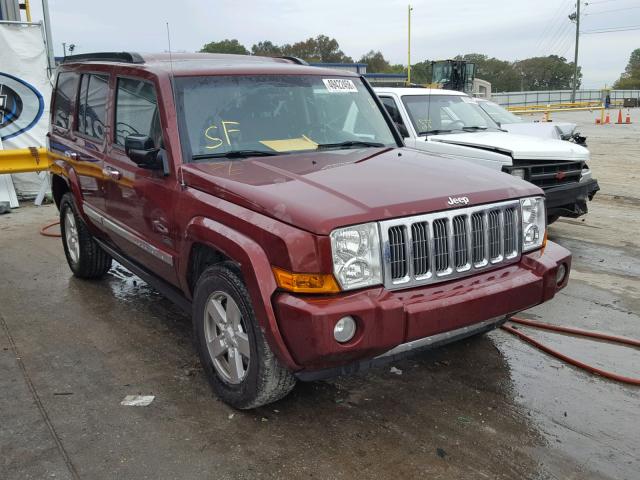 1J8HG48K48C149591 - 2008 JEEP COMMANDER RED photo 1