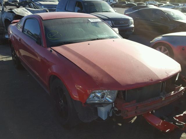 1ZVFT80N765140227 - 2006 FORD MUSTANG RED photo 1