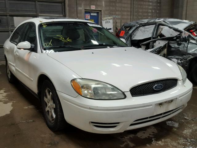 1FAFP56UX6A207744 - 2006 FORD TAURUS SEL WHITE photo 1