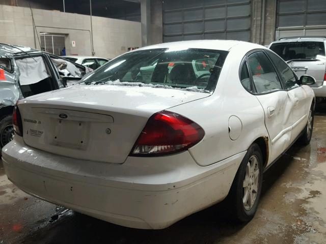 1FAFP56UX6A207744 - 2006 FORD TAURUS SEL WHITE photo 4