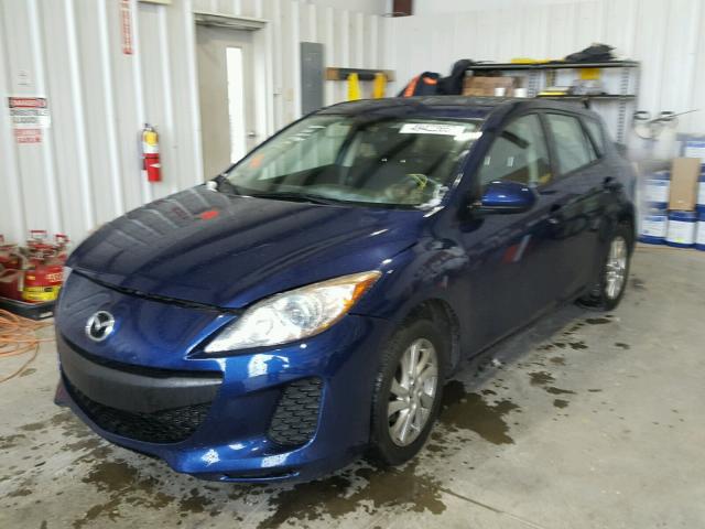 JM1BL1L77D1743527 - 2013 MAZDA 3 I BLUE photo 2