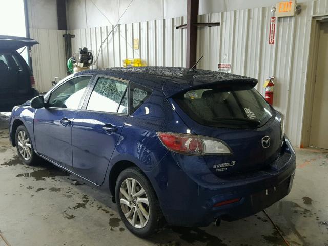 JM1BL1L77D1743527 - 2013 MAZDA 3 I BLUE photo 3