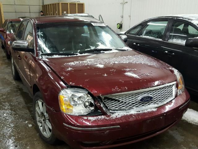 1FAFP28135G154849 - 2005 FORD FIVE HUNDR MAROON photo 1