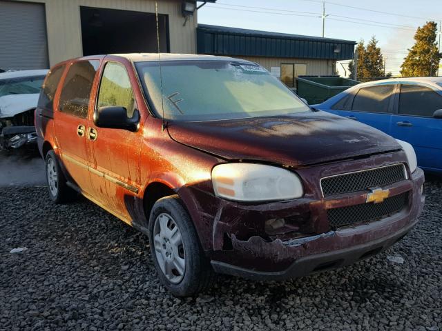 1GNDV23W38D121292 - 2008 CHEVROLET UPLANDER L MAROON photo 1