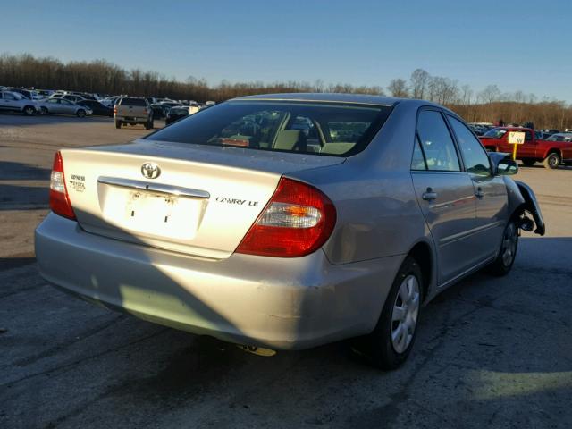 4T1BE32K33U247001 - 2003 TOYOTA CAMRY LE 银色 照片 4