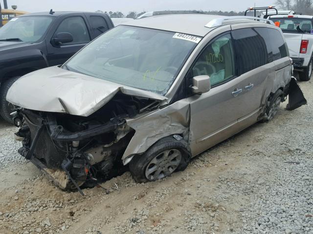 5N1BV28U77N141833 - 2007 NISSAN QUEST S GOLD photo 9