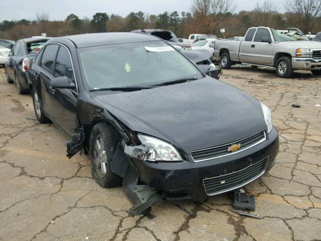 2G1WT58K781220376 - 2008 CHEVROLET IMPALA LT BLACK photo 1