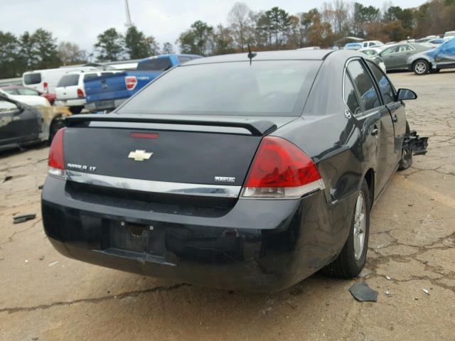 2G1WT58K781220376 - 2008 CHEVROLET IMPALA LT BLACK photo 4