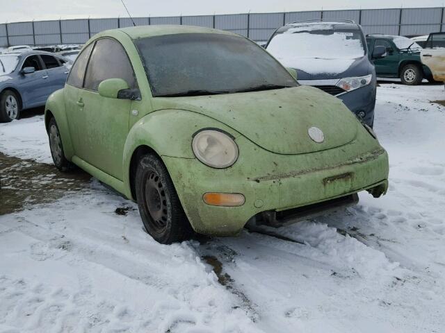 3VWBK21C02M453703 - 2002 VOLKSWAGEN NEW BEETLE GREEN photo 1