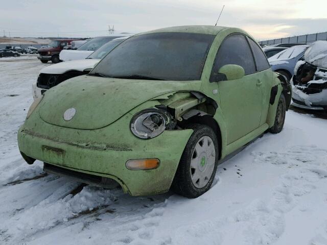 3VWBK21C02M453703 - 2002 VOLKSWAGEN NEW BEETLE 绿色 照片 2