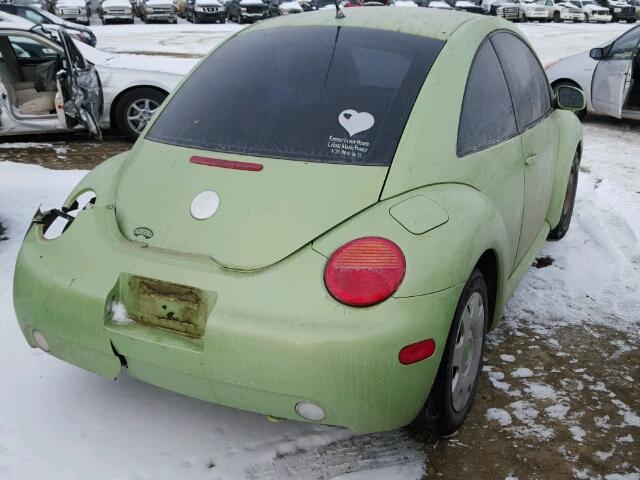 3VWBK21C02M453703 - 2002 VOLKSWAGEN NEW BEETLE 绿色 照片 4