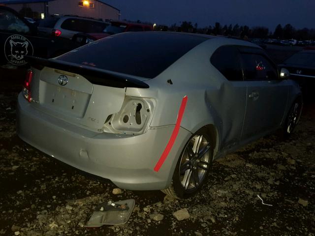 JTKJF5C71D3045776 - 2013 TOYOTA SCION TC 灰色 照片 4