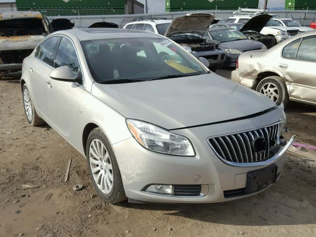 W04GW5EV8B1056533 - 2011 BUICK REGAL CXL GRAY photo 1