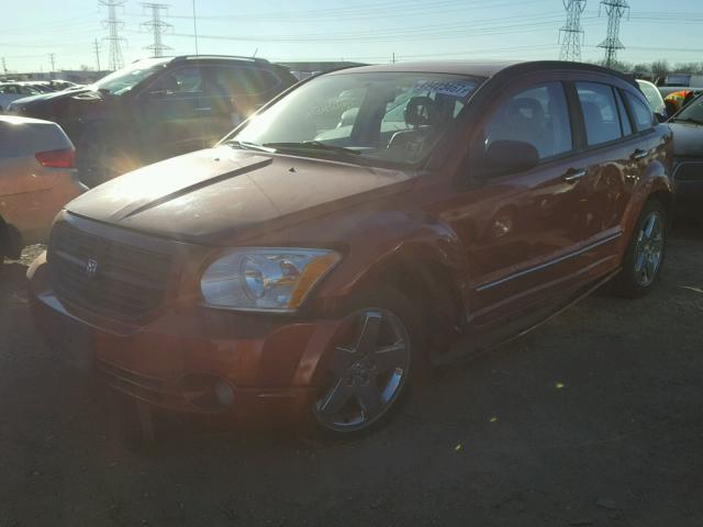 1B3HE78K37D556648 - 2007 DODGE CALIBER R/ ORANGE photo 2