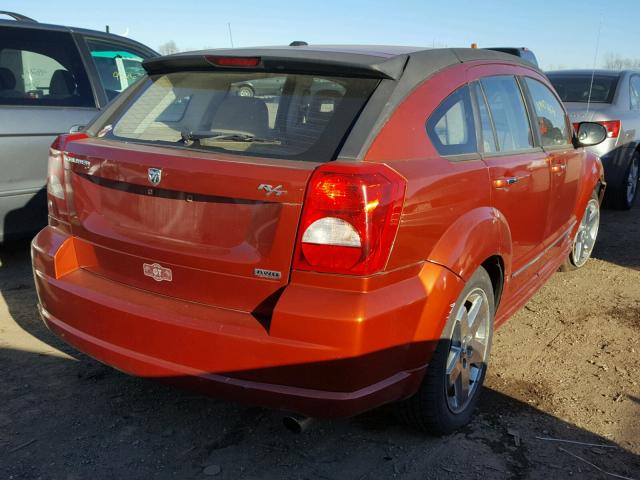 1B3HE78K37D556648 - 2007 DODGE CALIBER R/ ORANGE photo 4