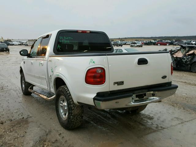 1FTRW07623KD29968 - 2003 FORD F150 SUPER WHITE photo 3