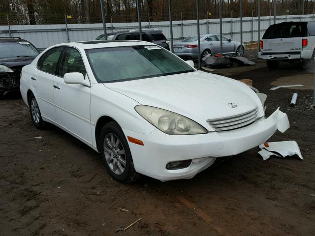 JTHBF30G630124394 - 2003 LEXUS ES 300 WHITE photo 1