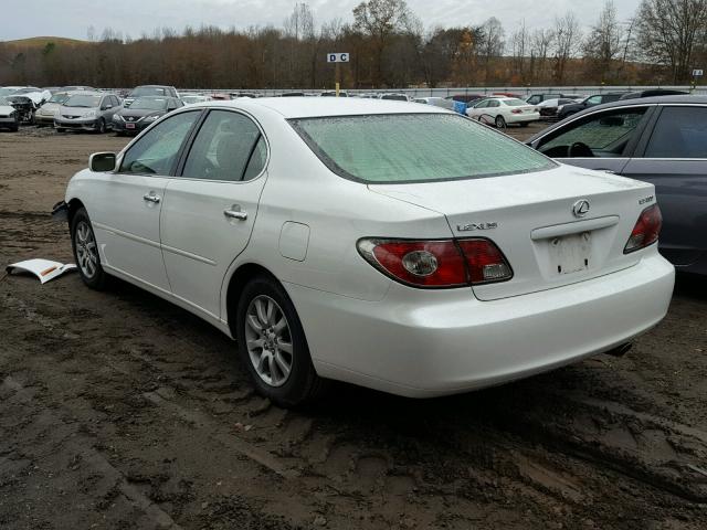 JTHBF30G630124394 - 2003 LEXUS ES 300 WHITE photo 3