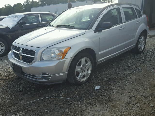 1B3HB48A19D104781 - 2009 DODGE CALIBER SX SILVER photo 2