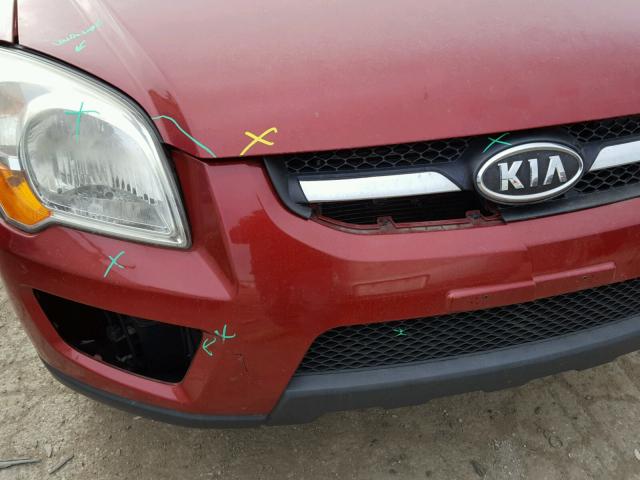 KNDJE723097576391 - 2009 KIA SPORTAGE L RED photo 9