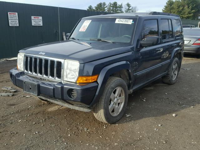 1J8HG48K97C527130 - 2007 JEEP COMMANDER BLUE photo 2