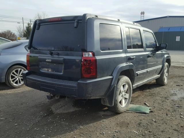 1J8HG48K97C527130 - 2007 JEEP COMMANDER BLUE photo 4