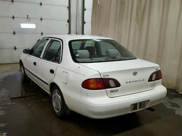 1NXBR12E4YZ371210 - 2000 TOYOTA COROLLA VE WHITE photo 3