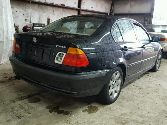 WBAAV33411FU80437 - 2001 BMW 325 I BLACK photo 4