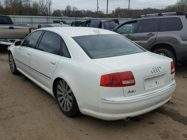 WAUML44E84N011789 - 2004 AUDI A8 L QUATT WHITE photo 3