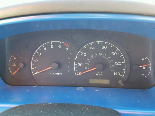 KMHDN45D12U277897 - 2002 HYUNDAI ELANTRA GL PURPLE photo 8