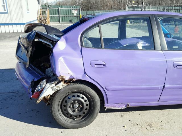 KMHDN45D12U277897 - 2002 HYUNDAI ELANTRA GL PURPLE photo 9