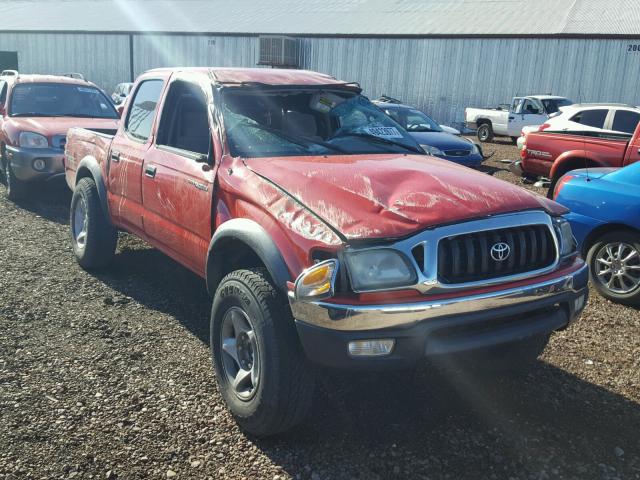 5TEGN92N43Z259124 - 2003 TOYOTA TACOMA DOU RED photo 1