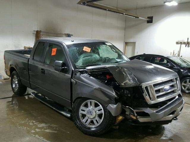 1FTPX14V17FA78557 - 2007 FORD F150 GRAY photo 1