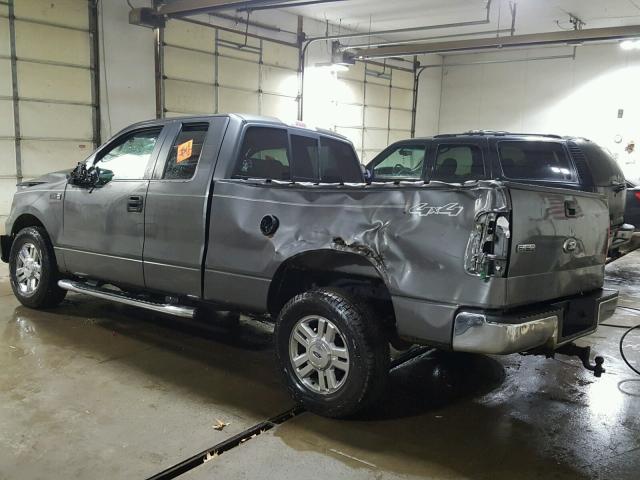 1FTPX14V17FA78557 - 2007 FORD F150 GRAY photo 3